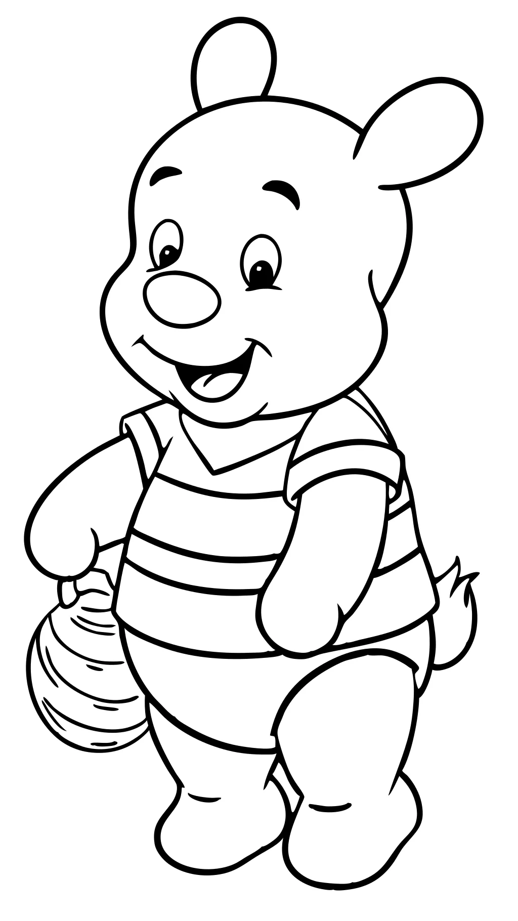 coloriages gratuits de Winnie l’Ourson